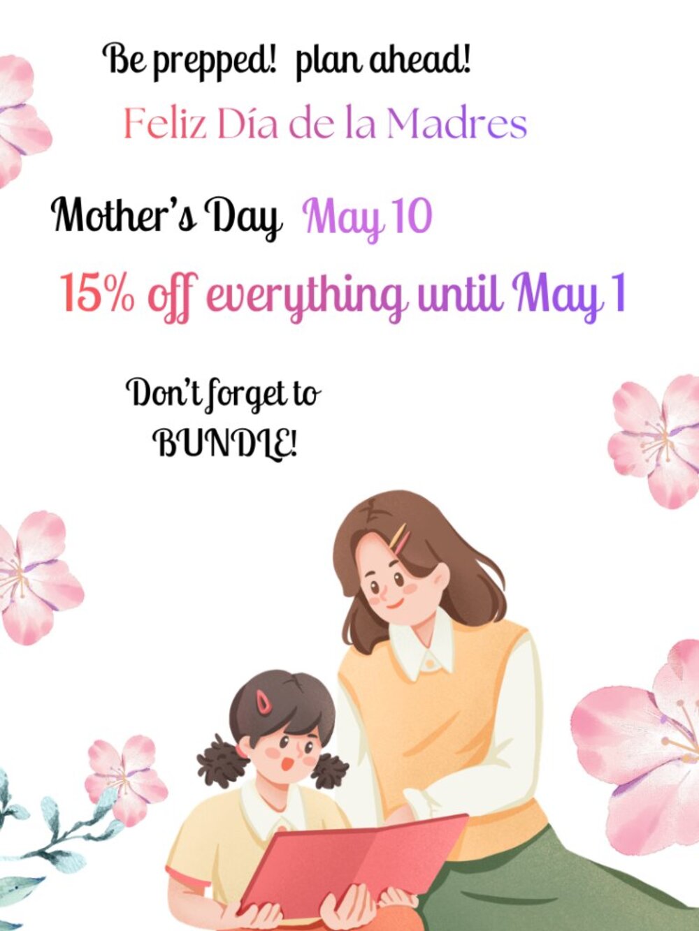 Mother's Day Sale!